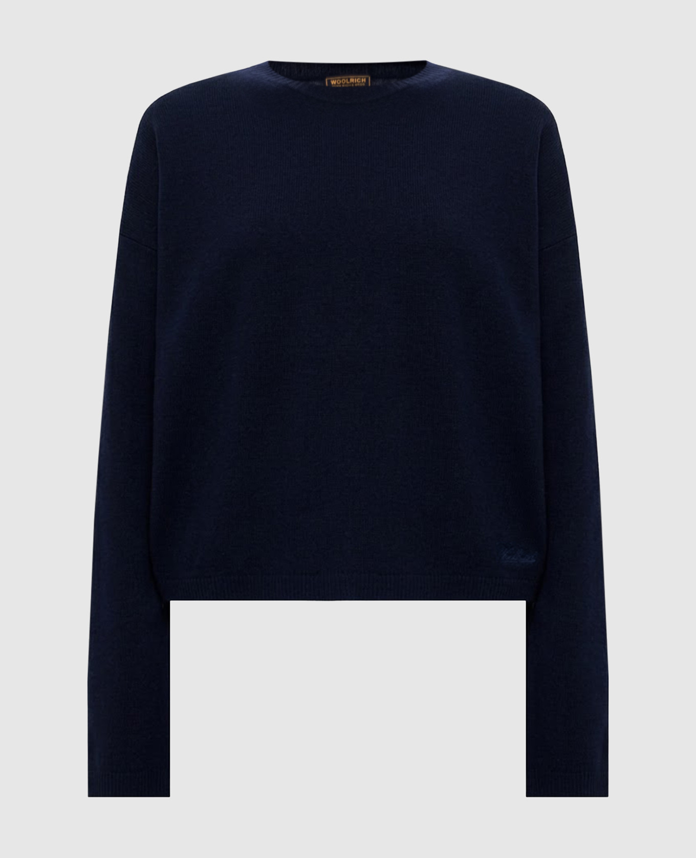 Blue sweater with wool
