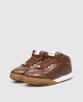 Givenchy Puffy Yard brown leather high-tops BH00BEH1YC