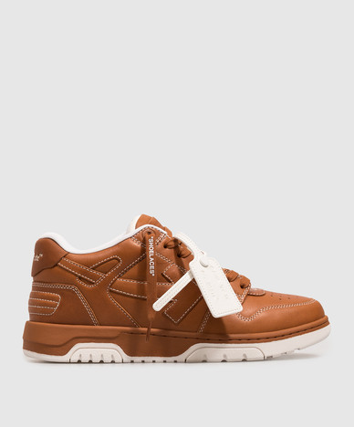 Out Of Office brown leather sneakers