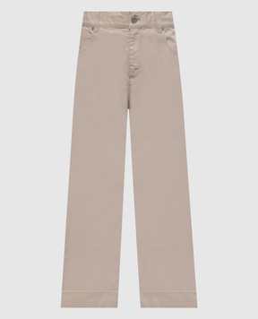 Brunello Cucinelli Beige jeans with lapels MD013P4114