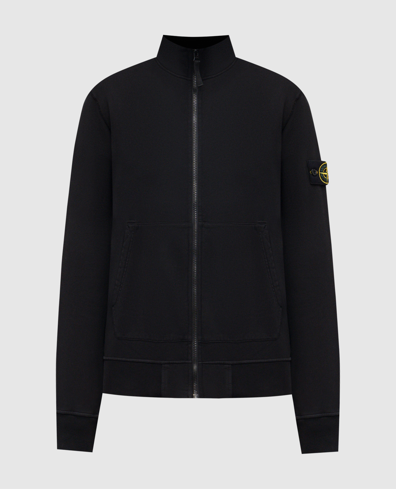 

Black sports jacket with logo Stone Island