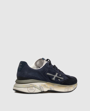 Premiata Moerun blue suede sneakers MOERUN