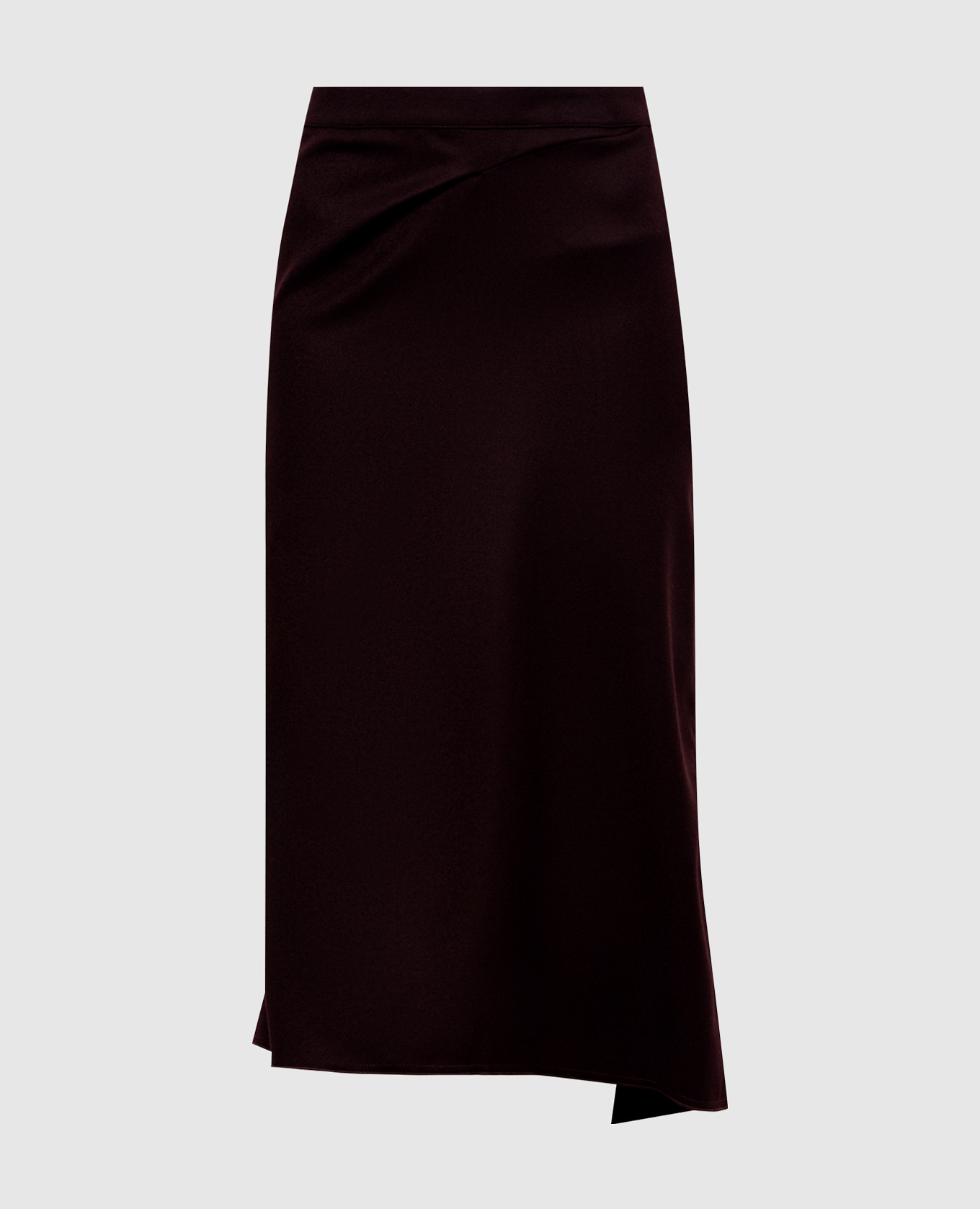 Brown wool skirt