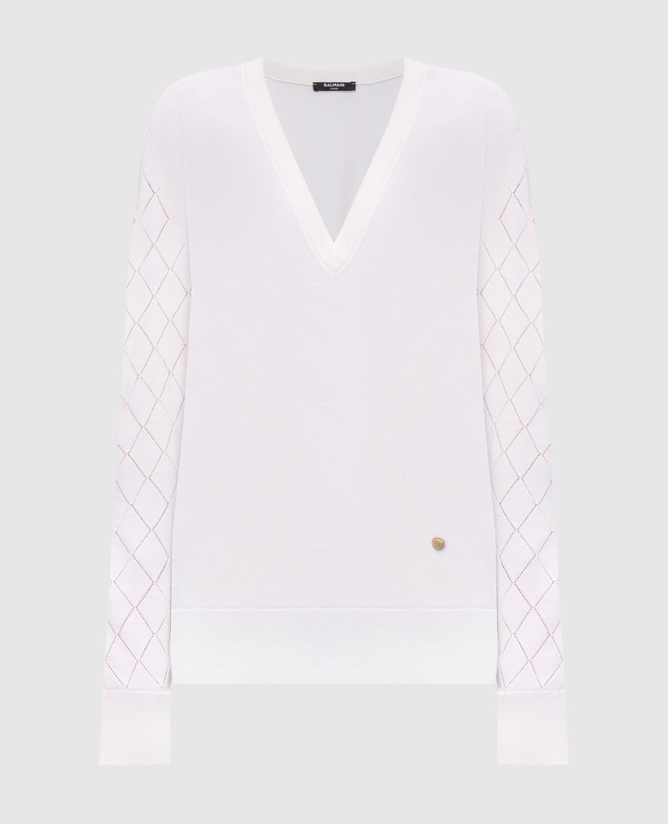 Ivory wool pullover
