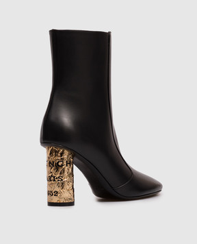 Givenchy Black leather Tape ankle boots BE605VE1J7