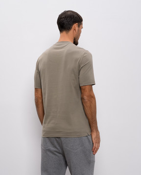 Brunello Cucinelli Khaki T-shirt M0B131308Y