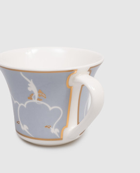 Geminiano Cozzi 1765 Blue porcelain coffee cup Feston e Cadena TTCMI059055