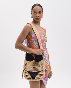PUCCI Beige woven bag Puccinella 6HBC356H026