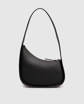 The Row Black Half Moon Leather Bag W1249L52