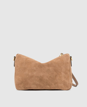 Gianni Chiarini Brown suede crossbody bag Nora BS10224CMPL