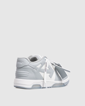 Off-White Out Of Office leather sneakers with logo print W259C9L006