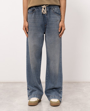 AMIRI Blue jeans with a worn effect AMBMJE1115
