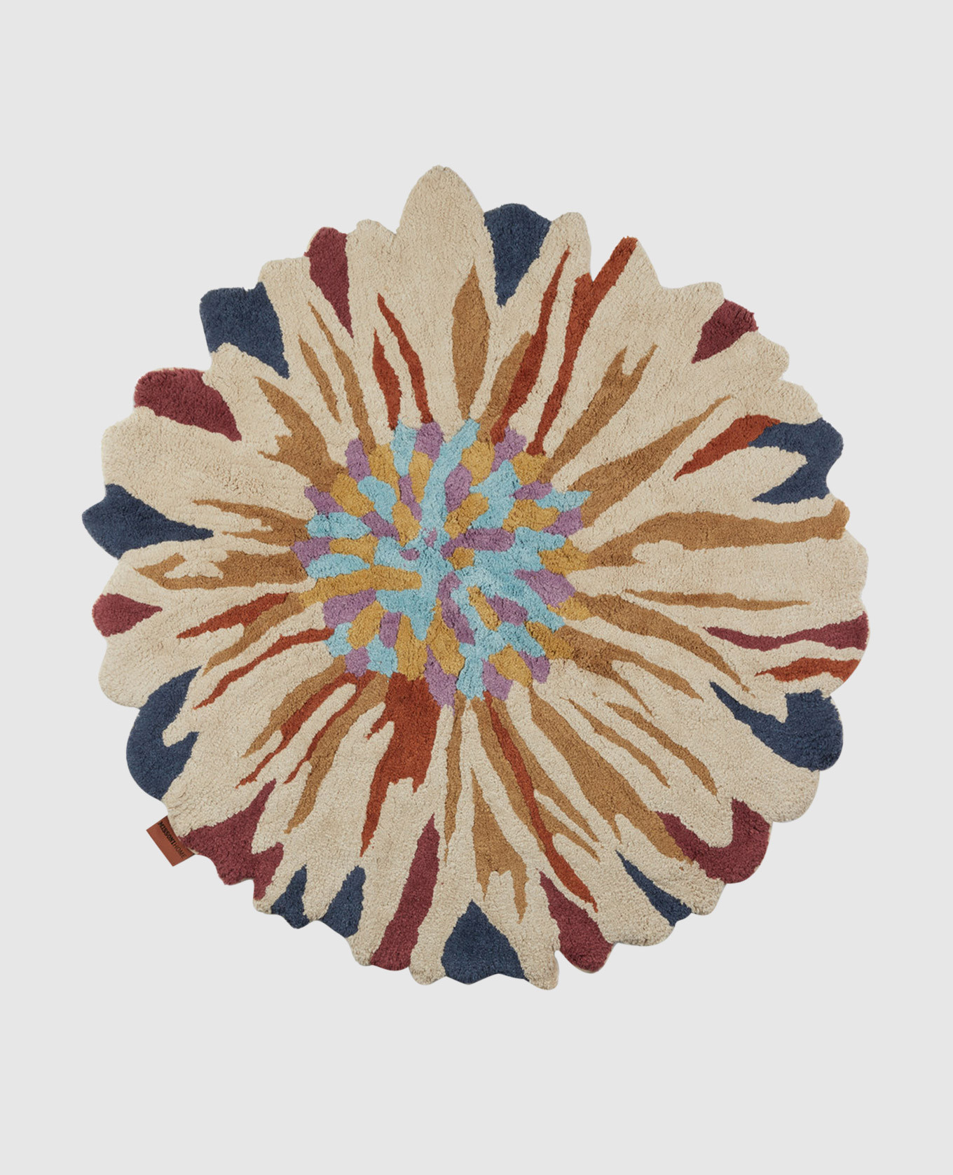 

Blandine beige flower-shaped bathroom rug Missoni Home