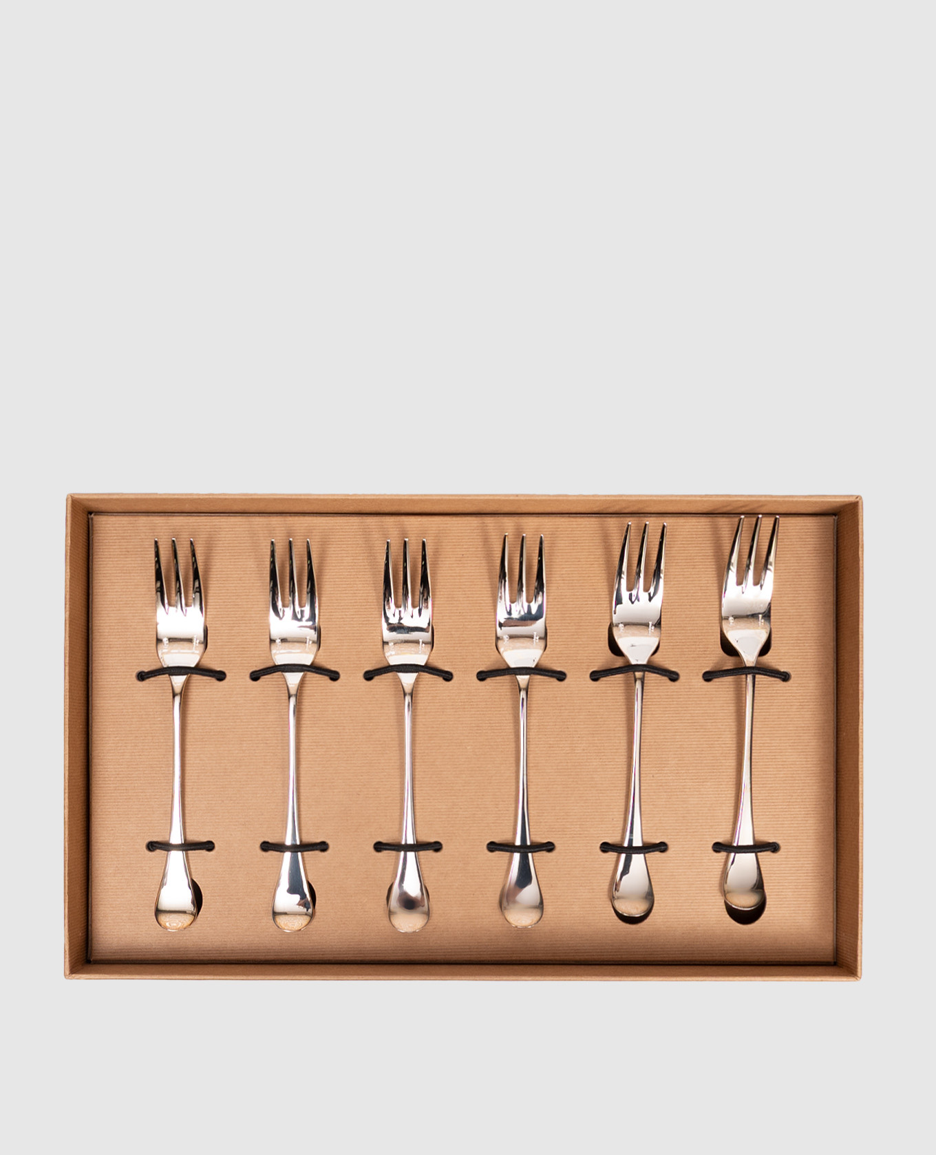 

Set of silver dessert forks Brunello Cucinelli