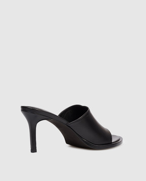 Ann Demeulemeester Ziya black leather mules B0013905LT187