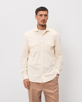 Brunello Cucinelli Beige shirt ME8546666P