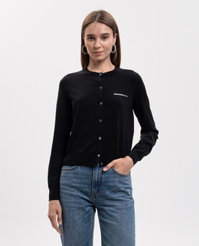 Alexander Wang Black cardigan with crystals 1KC3263085