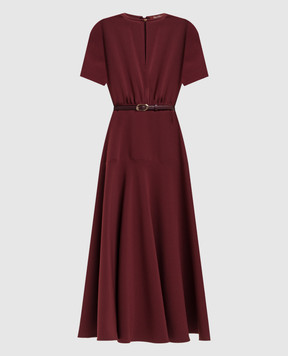 Max Mara Burgundy midi dress ZORRO MSTZORRO