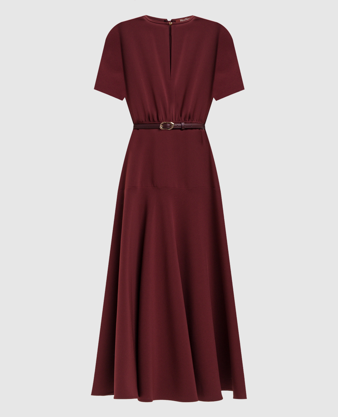 Burgundy midi dress ZORRO