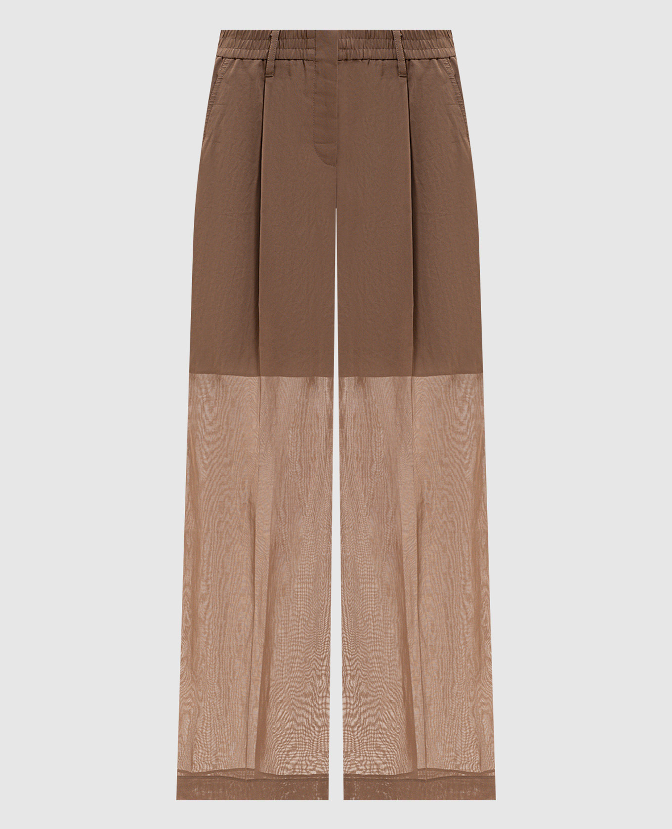 

Brown pants with chain Brunello Cucinelli