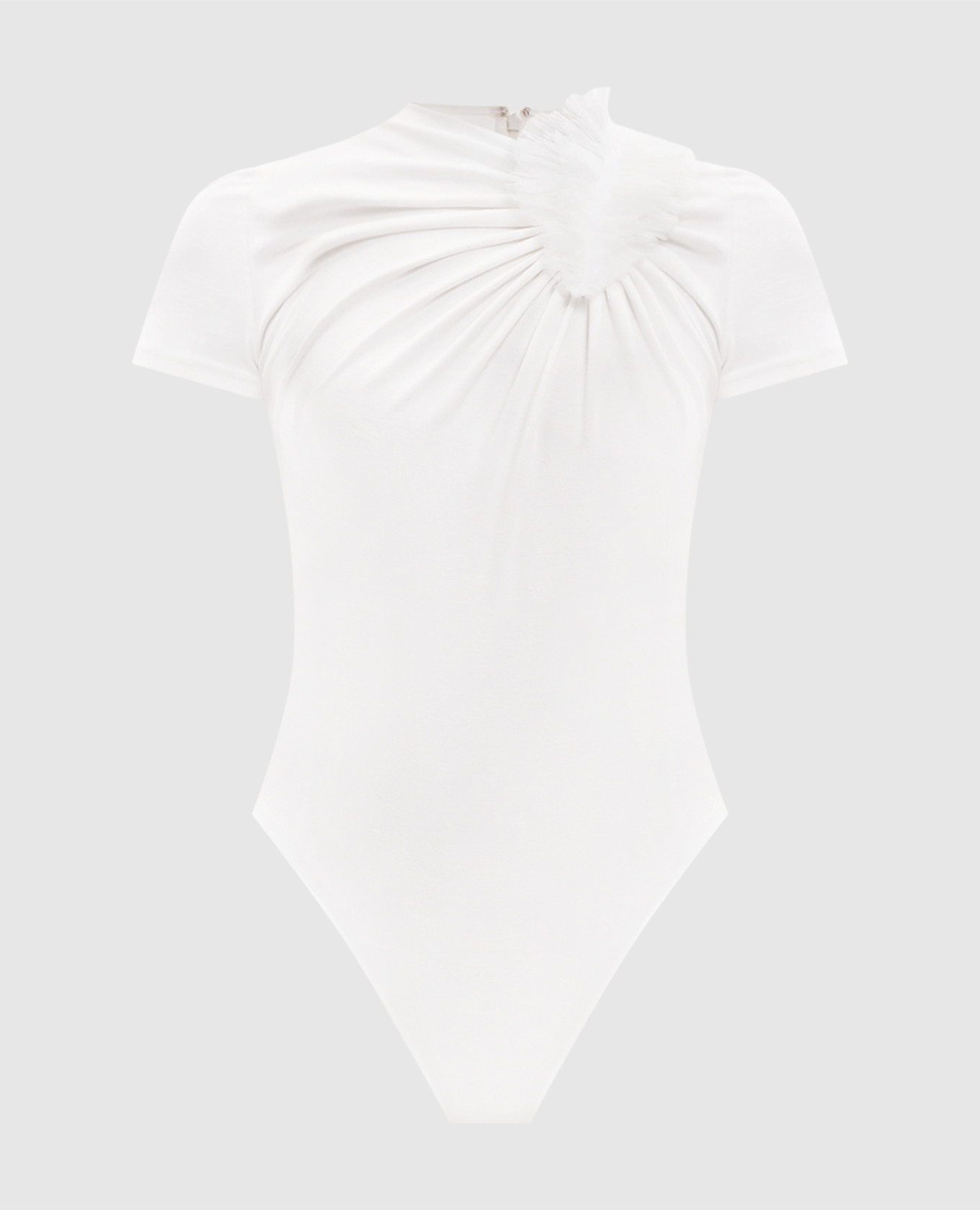 Ivory bodysuit with applique