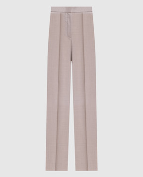 Agnona Beige wool pants T71207YU1142