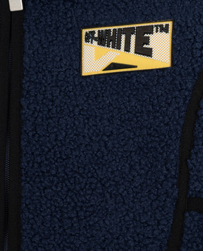 Off-White Children's blue jacket with patch 44BEA025F26F001