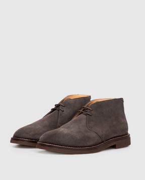 Brunello Cucinelli Brown suede boots MZUPEAE817