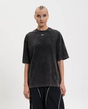 Off-White Grey T-shirt with logo print 2AA134S26JER001