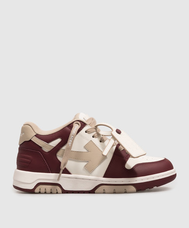 Out Of Office leather sneakers with logo patch