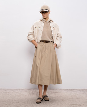 Brunello Cucinelli Beige skirt M0F79G3951