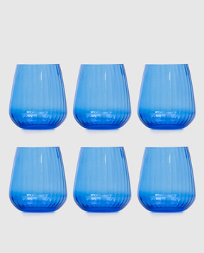 La Reine Set of blue glasses JOY 6 pcs JOYDOF