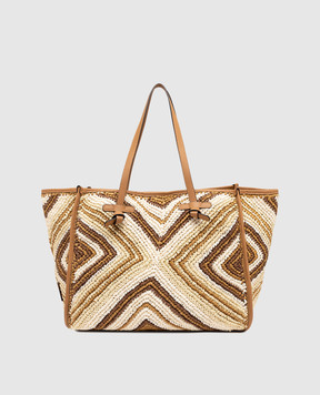 Gianni Chiarini Marcella woven patterned tote bag BS6850COMMESIR