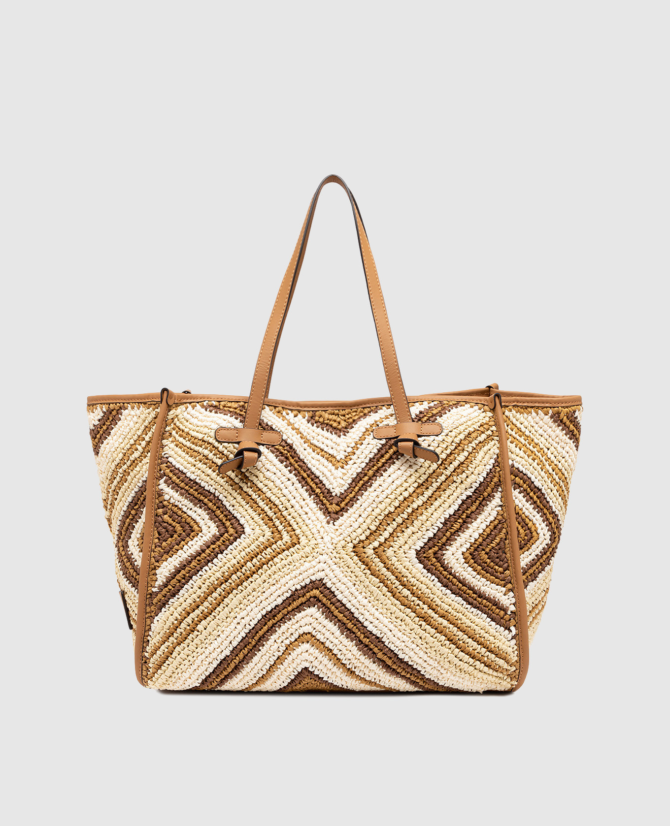 

Marcella woven patterned tote bag Gianni Chiarini, White