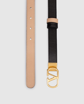 Valentino VLogo Signature Reversible Leather Belt 8W2T0SU8IYR