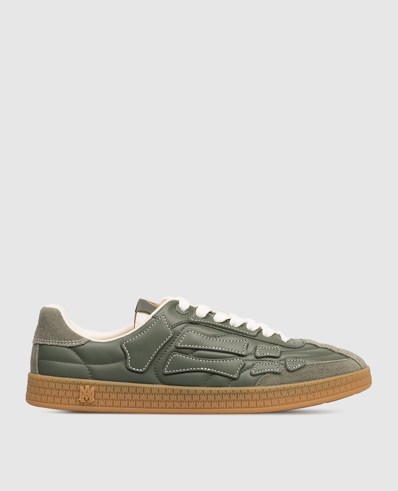 

Pacific Football Green Leather Sneakers AMIRI
