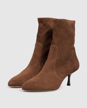 Stuart Weitzman Brown suede ankle boots MADISON SO507