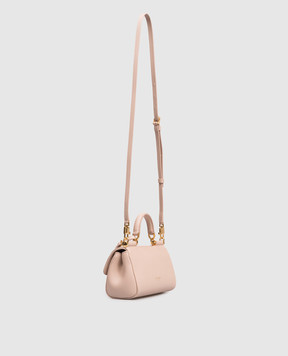 Dolce&Gabbana Pink leather crossbody bag My Sicily BB7864B7321