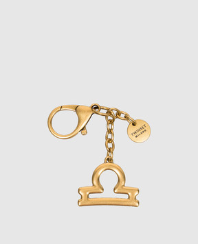 Twinset Libra golden keychain 999TL8020