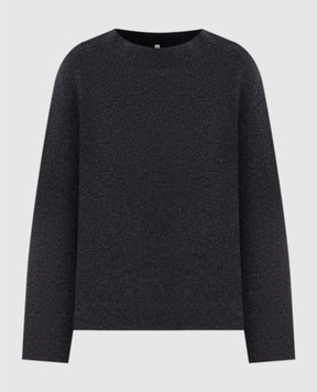 BOBOUTIC Gray sweater with wool and cashmere 5142