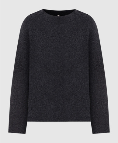 Gray sweater with wool and cashmere