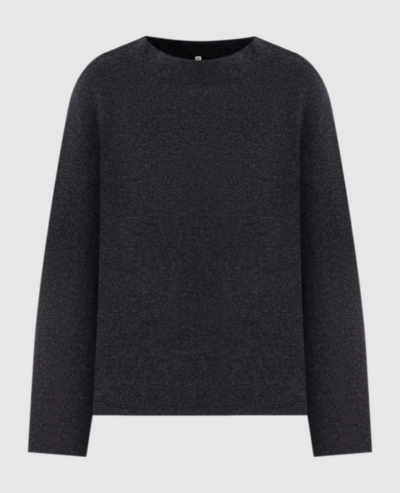 Gray sweater with wool and cashmere