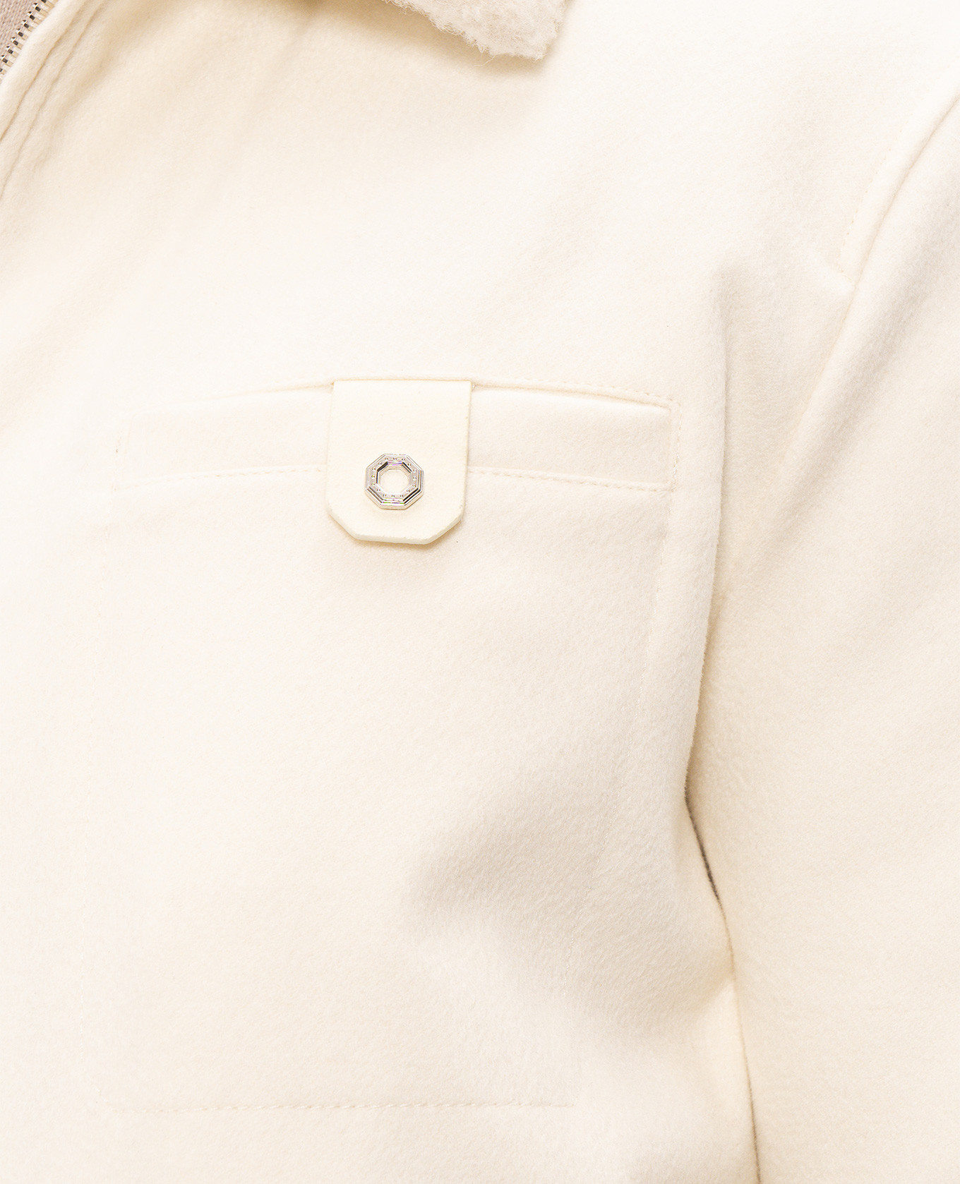 Ivory cashmere jacket Stefano Ricci 5