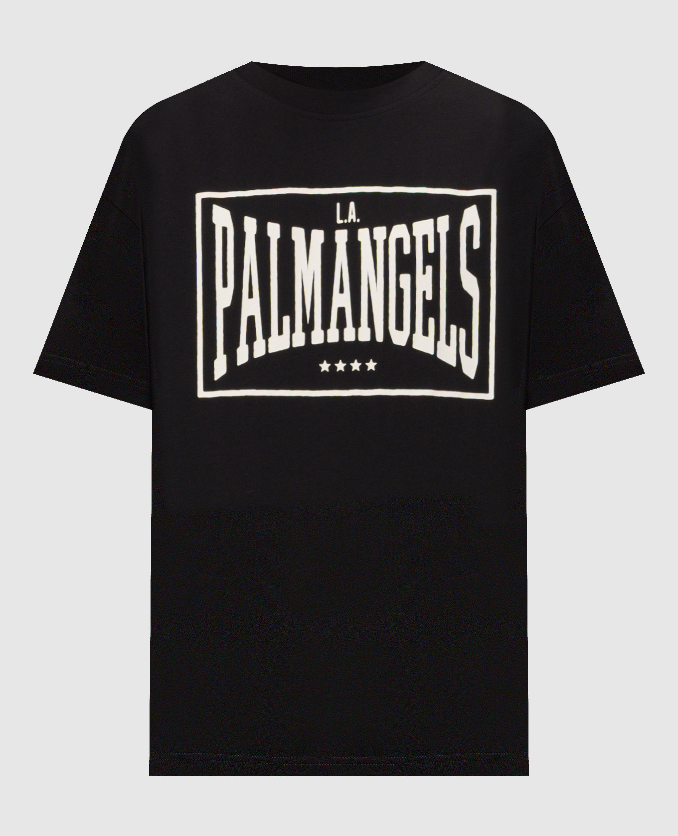 Black Vintage Box T-shirt with print