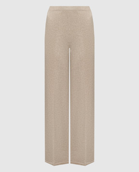 Twinset Beige pants with lurex 262TT3072