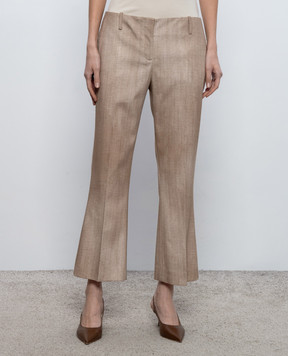 Ermanno Scervino Beige flared pants D486P712EMY