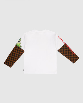 Sprayground Children's white long-sleeve Catch Bear SPY1395