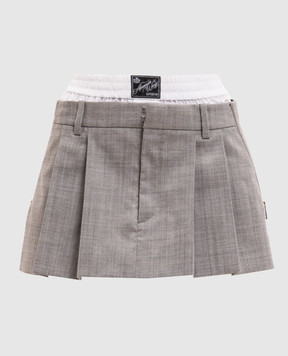 Alexander Wang Gray wool skirt-shorts 1WC3265416
