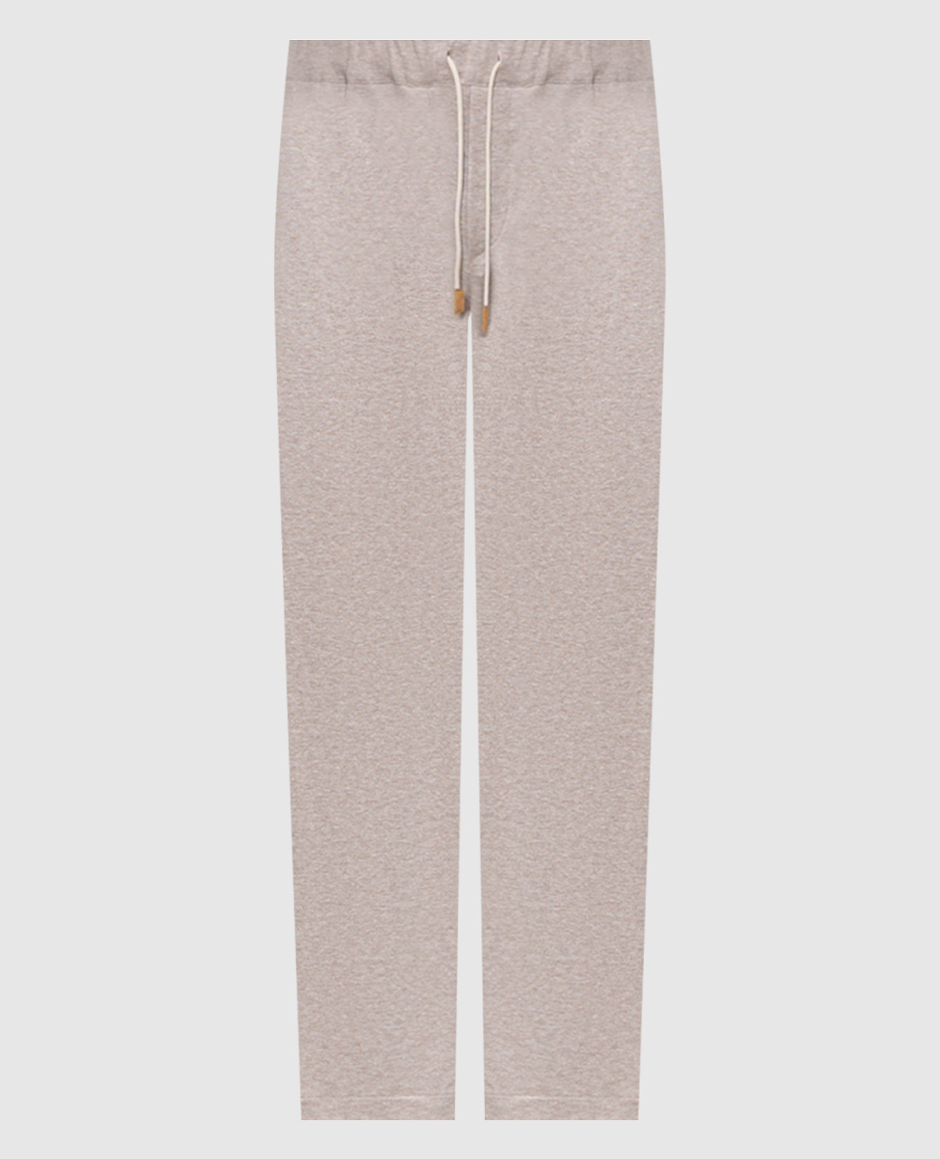 Beige gemêleerde broek