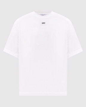 Off-White White T-shirt with Paint Arrow logo 44MAA120S26J00J